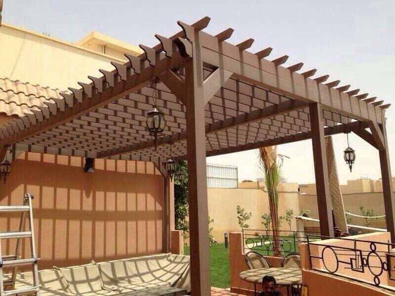 اشكال واسعار تركيب مظلات حدائق ساكو حداد مظلات وسواتر  الرياض